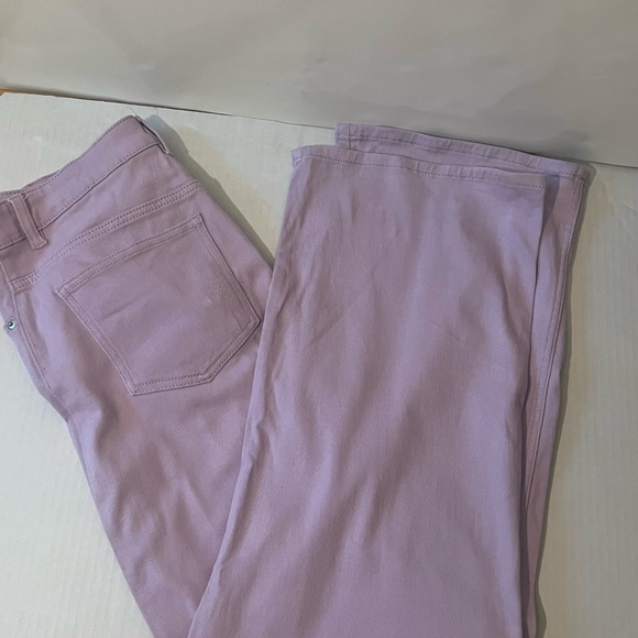 LAVENDER HIGH-WAISTED Wide-Leg Jeans - Picture 2 of 2